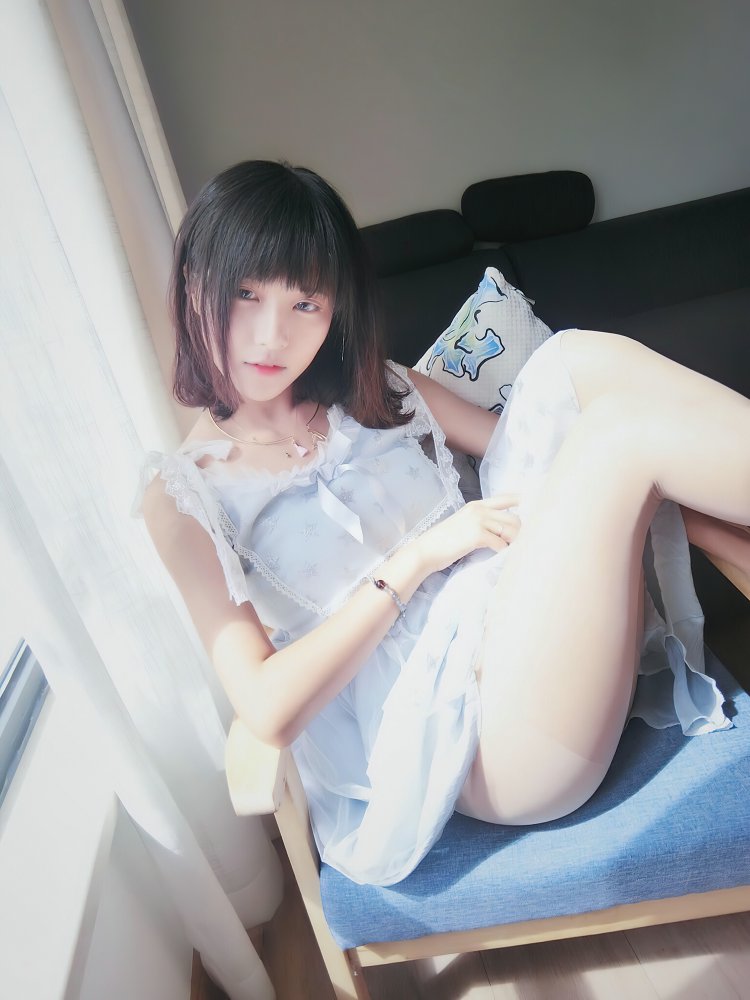 布丁大法 – NO.024 透纱蕾丝白袜 [28P]