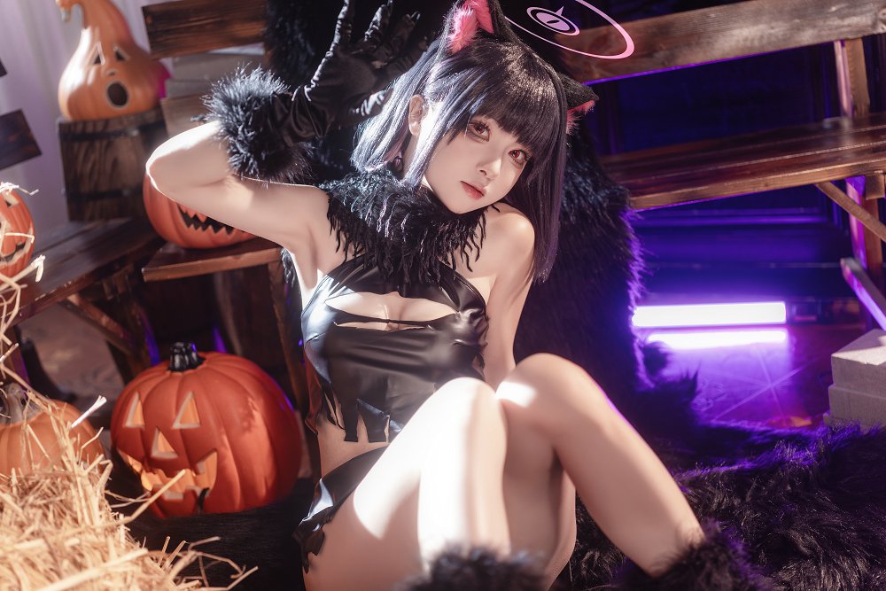 矢量鱼 – NO.007 和纱万圣节 [34P]