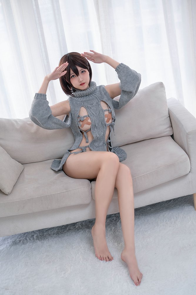 阿薰kaOri – NO.001 露背毛衣 [20P]